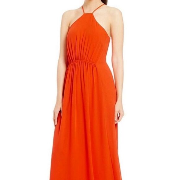 Daniel Cremieux NWT Orange Rue Casual Maxi Dress - Picture 1 of 10